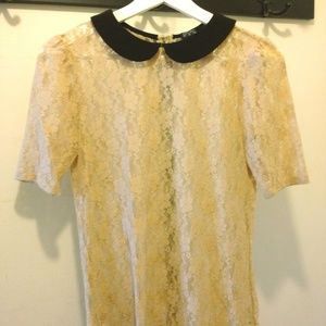 ZARA lace blouse